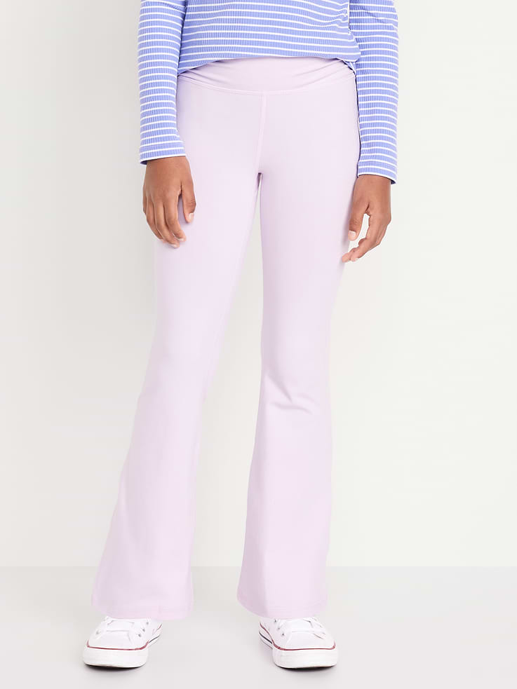 Image 1 of 6, elasticized waistband, ruching at sides of waist, flared hem, Product #507970