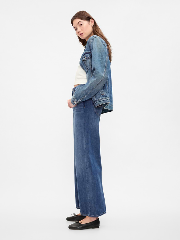 High Rise Wide-Leg Jeans