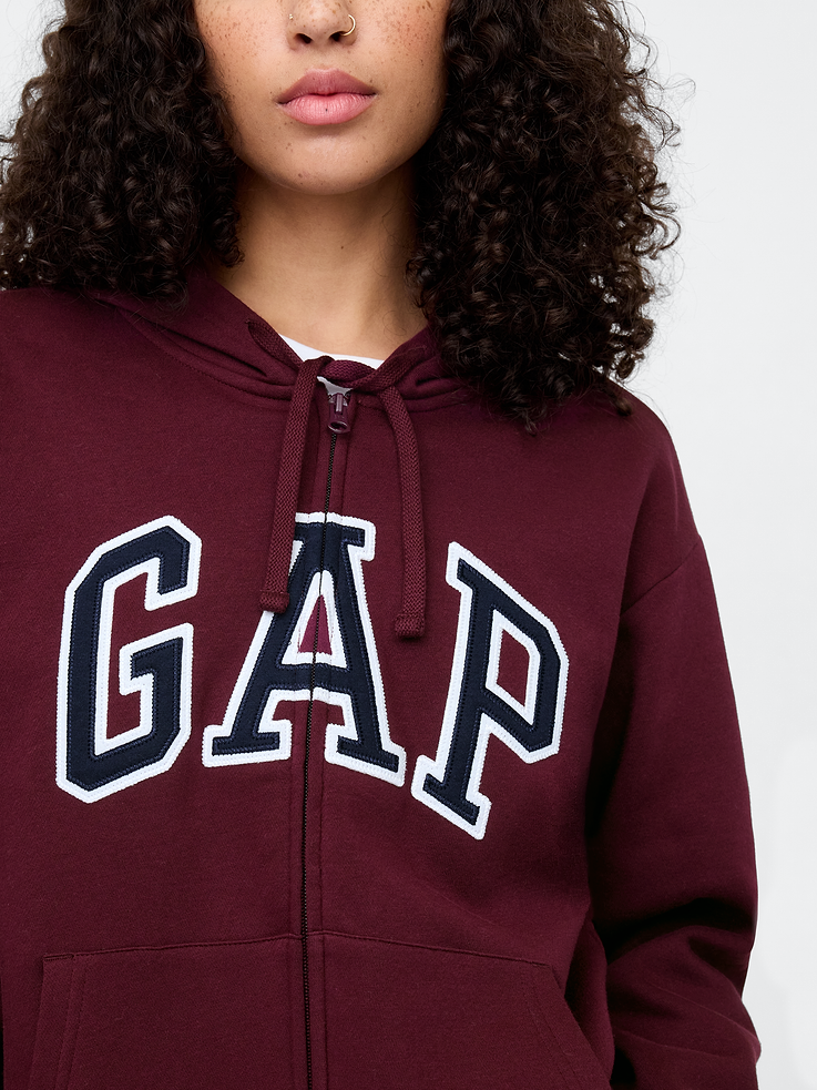 Image number 4 showing, Relaxed Gap Logo Zip Hoodie
