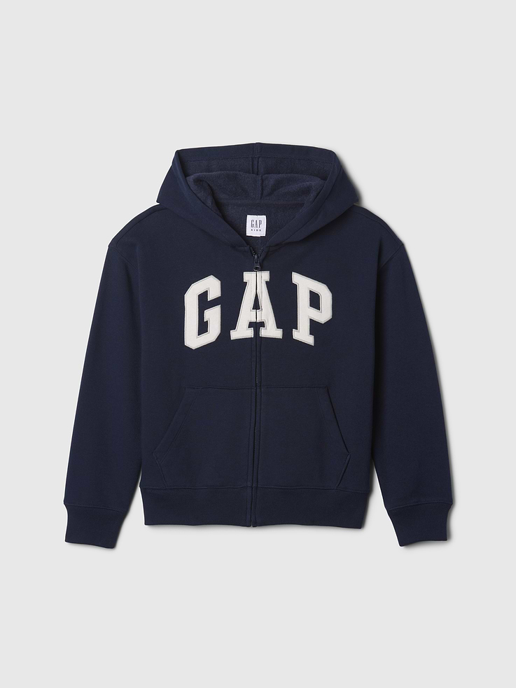 Image number 1 showing, Kids Relaxed Gap Logo Zip Hoodie