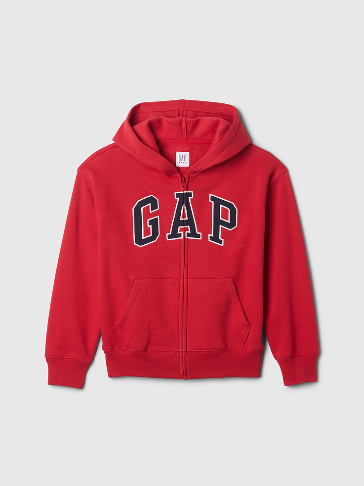 Image number 1 showing, Kids Relaxed Gap Logo Zip Hoodie