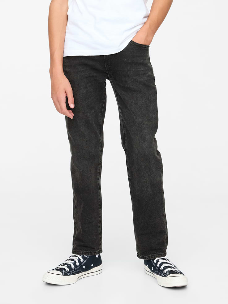 Image number 2 showing, Kids Relaxed Straight Jeans