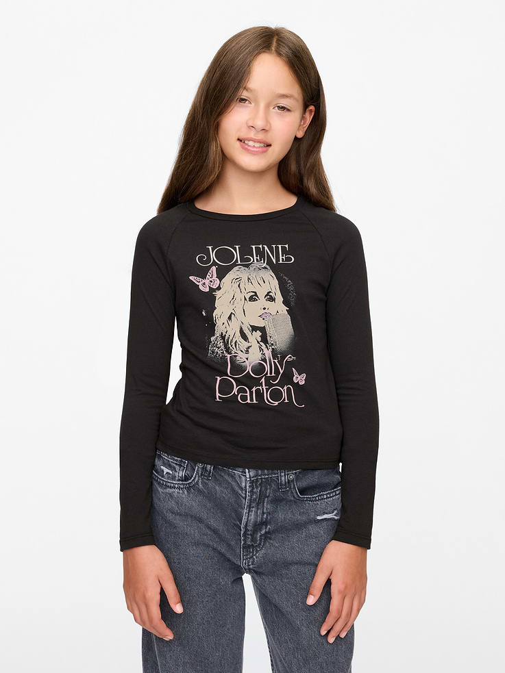 L'image numéro 1 présente T-shirt à manches raglan à imprimé pour Enfant