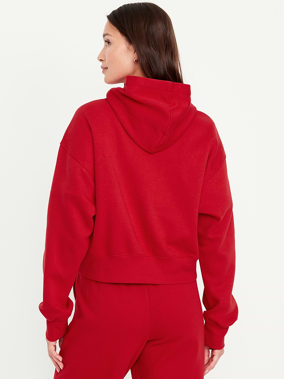 Oversized Canada Logo-Graphic Hoodie