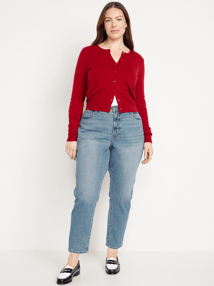 L'image numéro 7 présente Jean OG profilé droit à taille haute longueur cheville