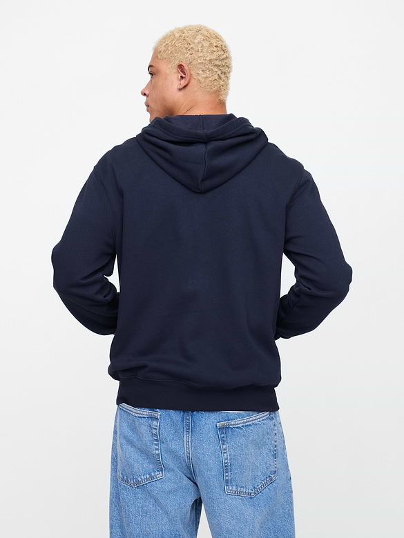 Relaxed Gap Logo Zip Hoodie