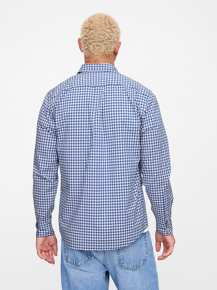 Image number 2 showing, Stretch Poplin Shirt in Standard Fit