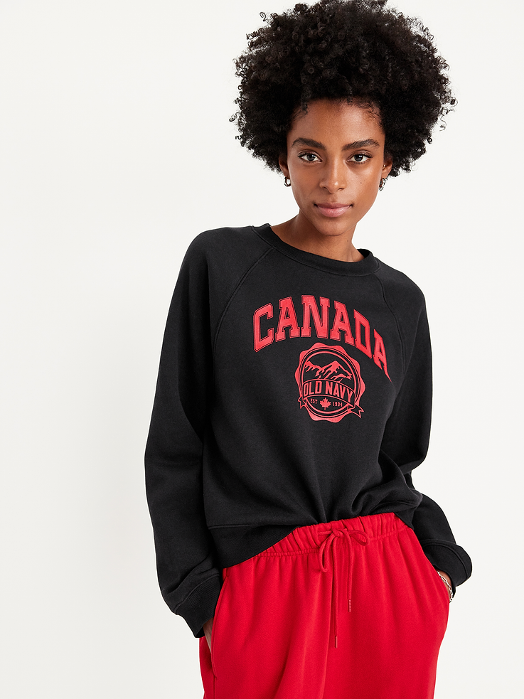 Image 3 of 4, Vintage Canada Logo-Graphic Sweatshirt