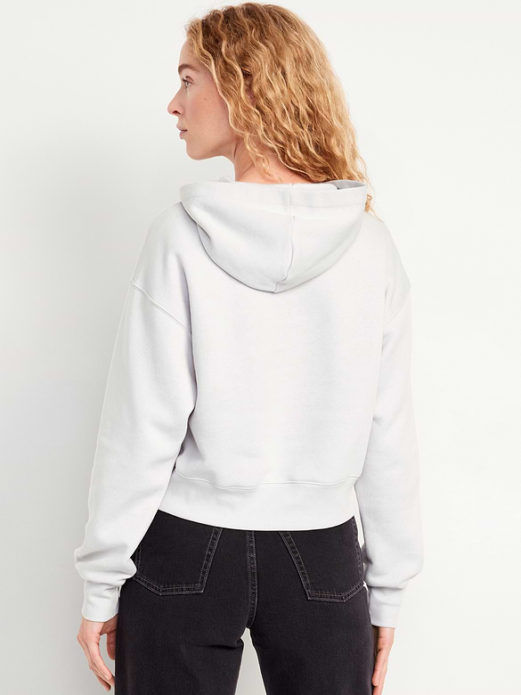 Oversized Canada Logo-Graphic Hoodie