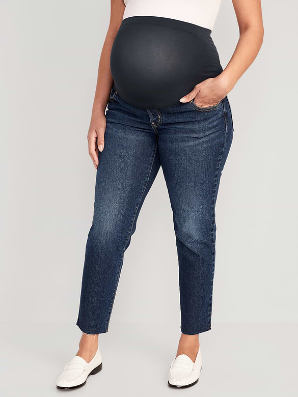 Maternity Full-Panel OG Straight Jeans