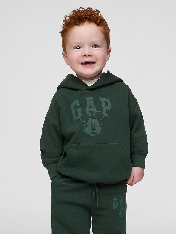 Gap × Disney Baby Vintage Soft Mickey Mouse Logo Hoodie