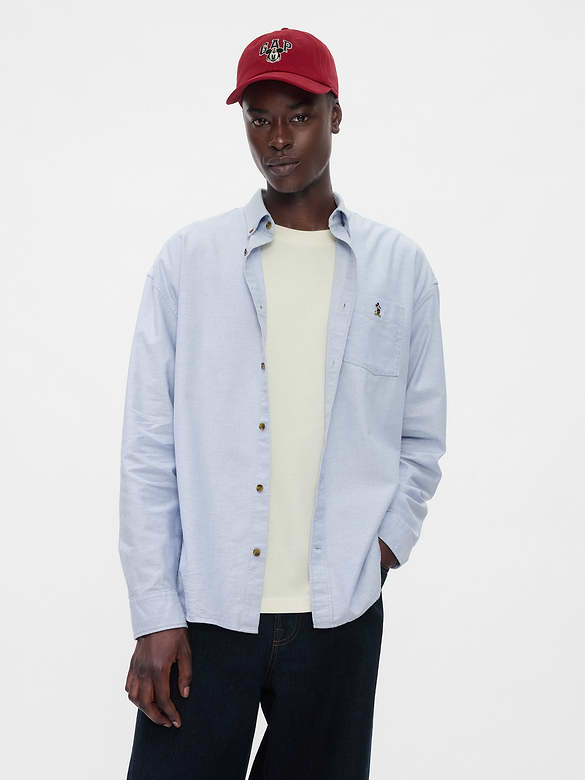 Gap × Disney Oversized Oxford Shirt