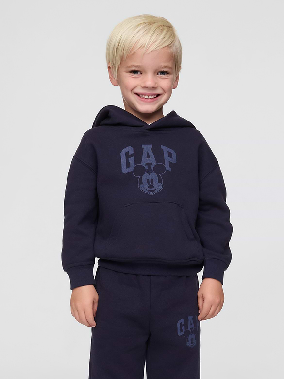 Gap × Disney Baby Vintage Soft Mickey Mouse Logo Hoodie