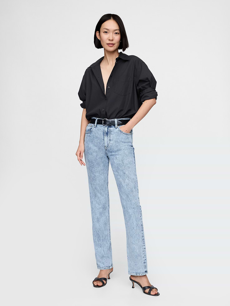 Image number 1 showing, High Rise '90s Slim Straight Jeans