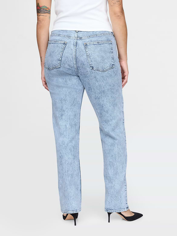 High Rise '90s Slim Straight Jeans