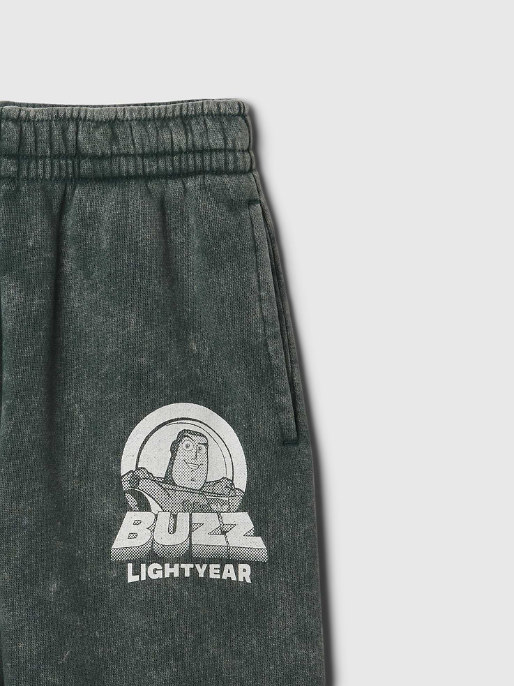 Image 3 of 3, Gap × Disney Baby VintageSoft Buzz Lightyear Joggers