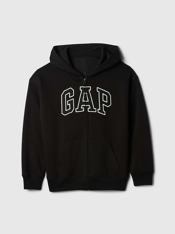 Kids VintageSoft Logo Zip Hoodie