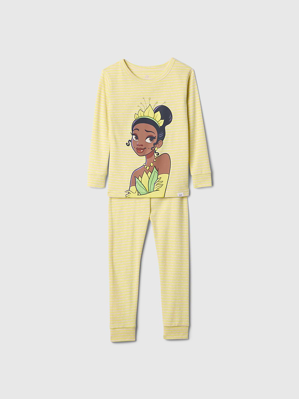Pyjama en coton biologique brossé à motif de princesse Gap x Disney pour Bébé