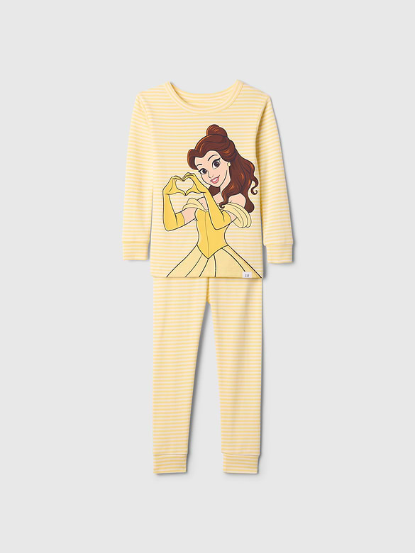 Pyjama en coton biologique brossé à motif de princesse Gap x Disney pour Bébé