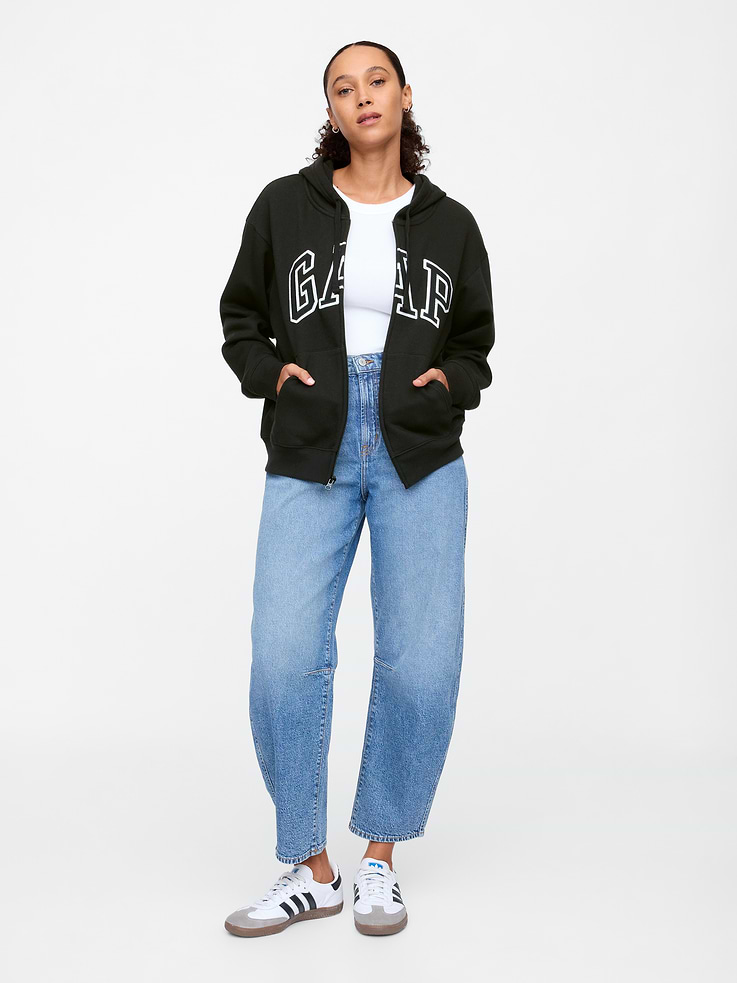 Image number 3 showing, Relaxed Gap Logo Zip Hoodie