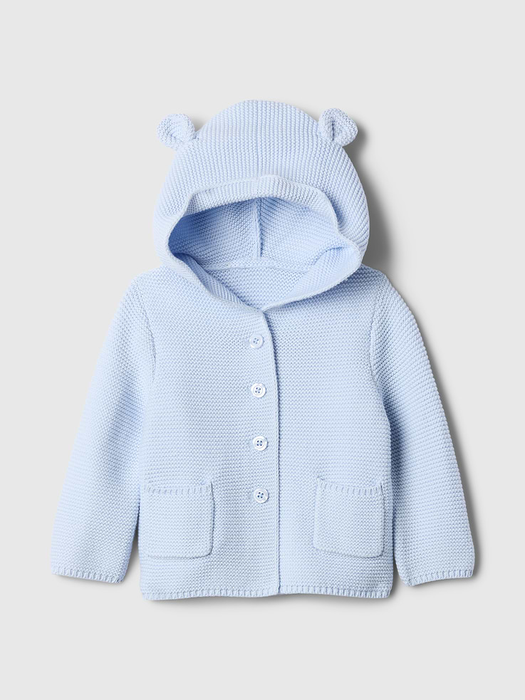 Image number 1 showing, Baby Bear Garter Cardigan