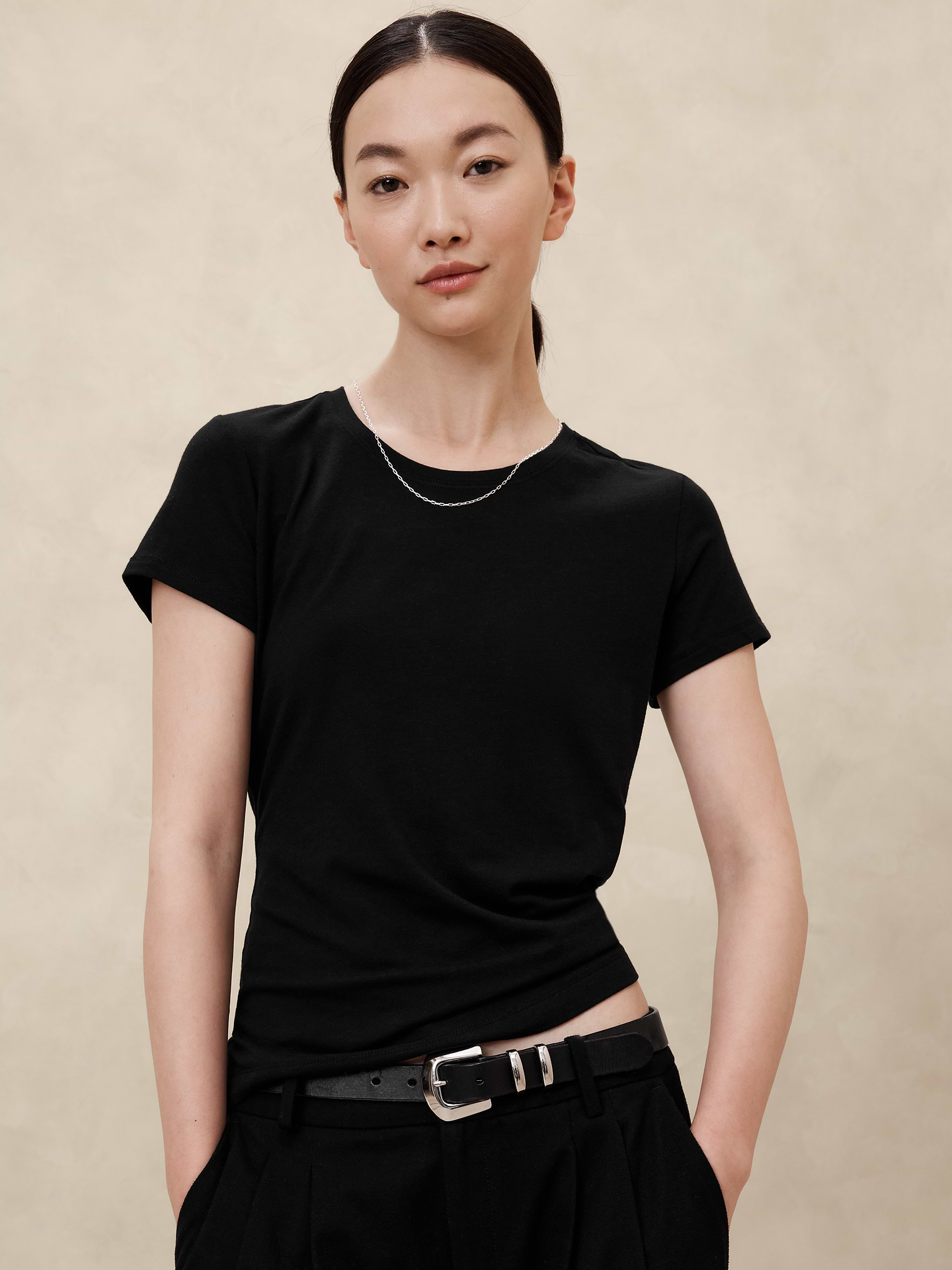 Image number 3 showing, Timeless Crew-Neck T-Shirt
