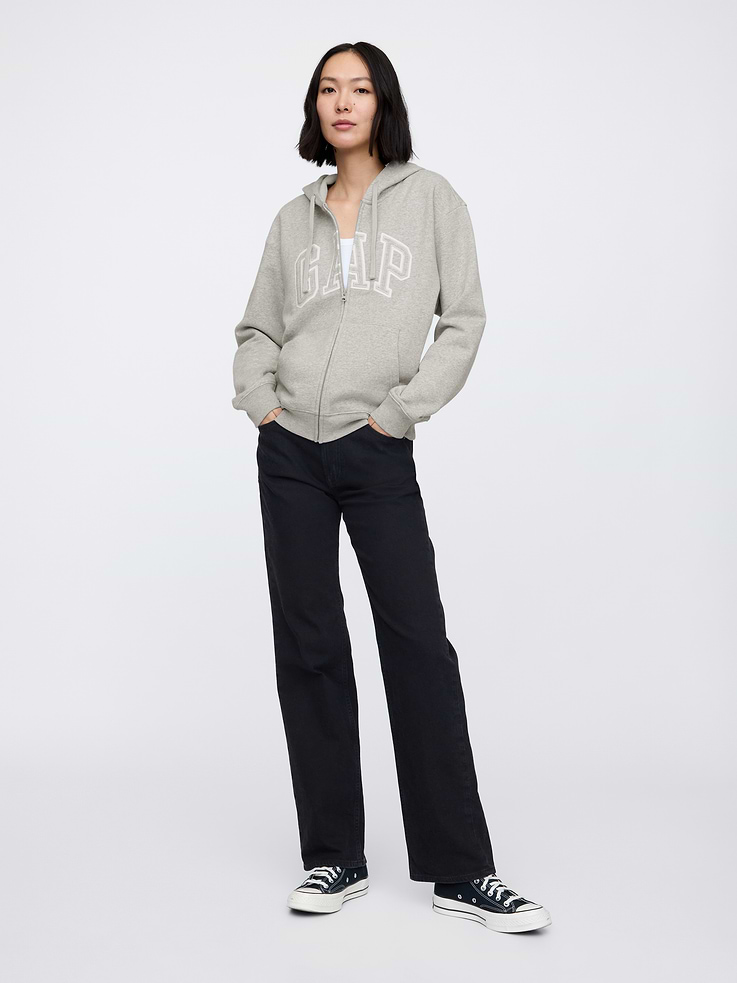 Image number 3 showing, Relaxed Gap Logo Zip Hoodie