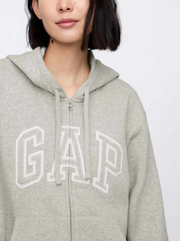 Image number 4 showing, Relaxed Gap Logo Zip Hoodie