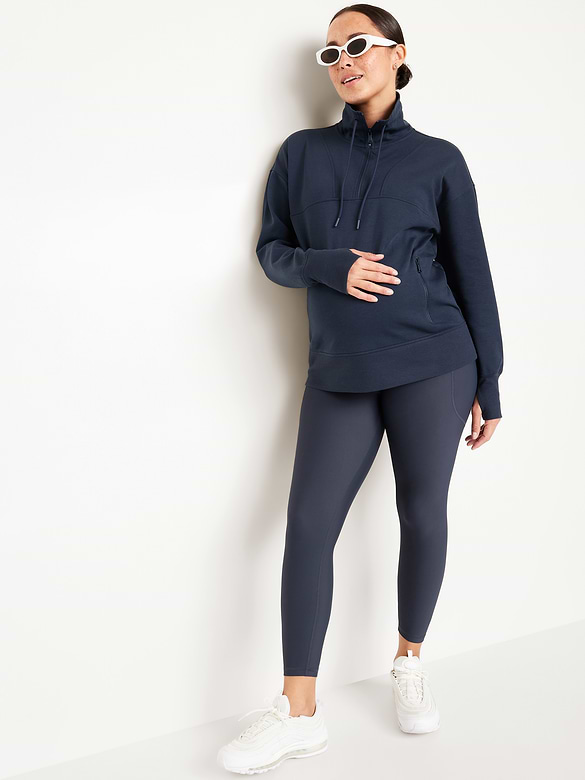 Maternity Full-Panel PowerSoft 7/8 Leggings
