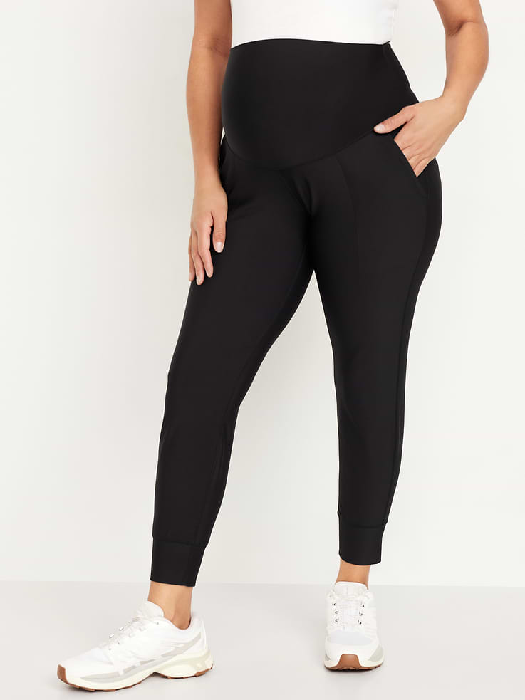 L'image numéro 1 présente Pantalon de jogging PowerSoft à panneau complet de Maternité