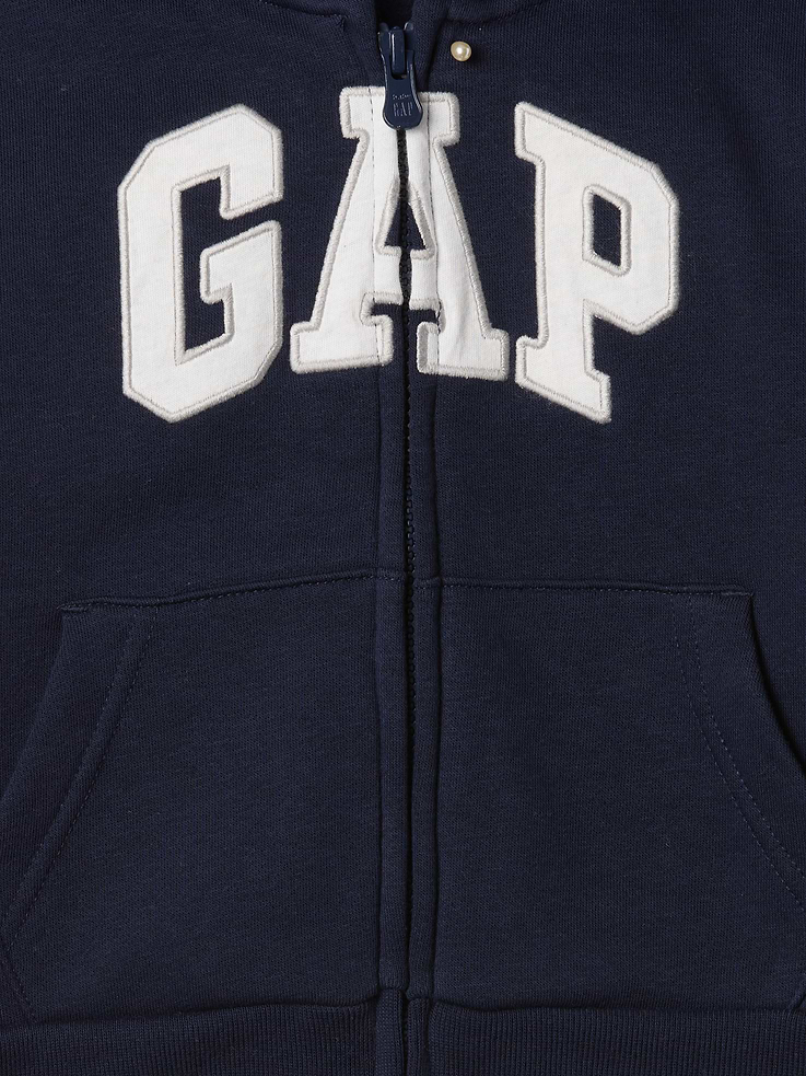 Image number 3 showing, babyGap Relaxed Logo Zip Hoodie