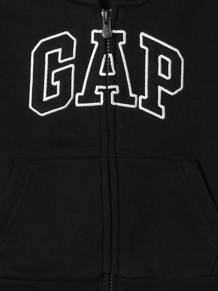Image 3 of 3, babyGap Relaxed Logo Zip Hoodie
