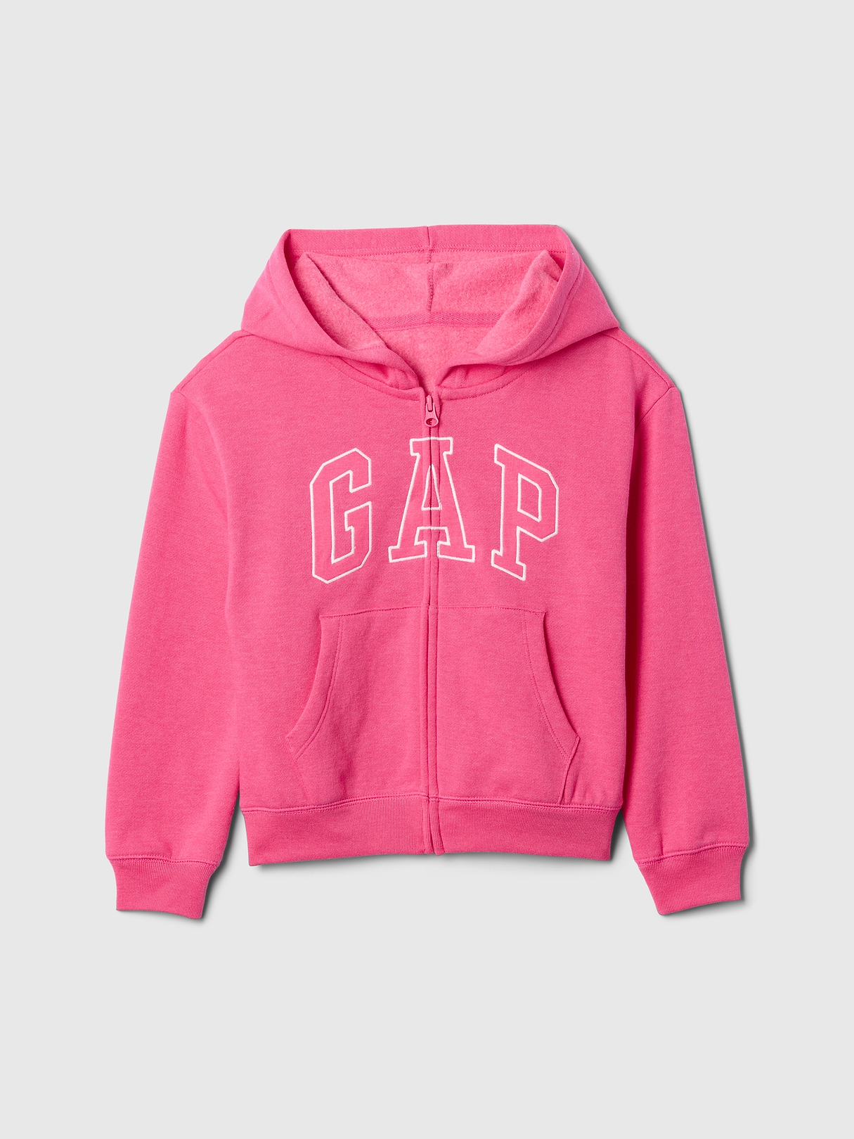Kids Relaxed Gap Logo Zip Hoodie | Gap Factory