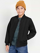 Image number 1 showing, Zip-Front Bomber Jacket for Boys