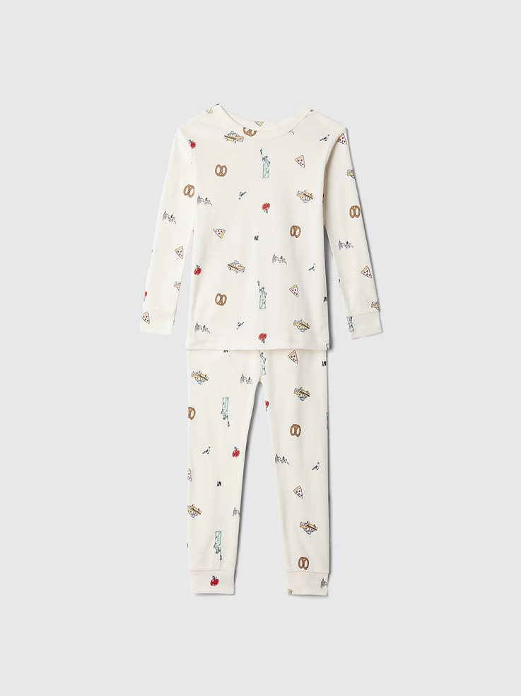 Image number 1 showing, Kids & babyGap 100% Organic Cotton NYC PJ Set