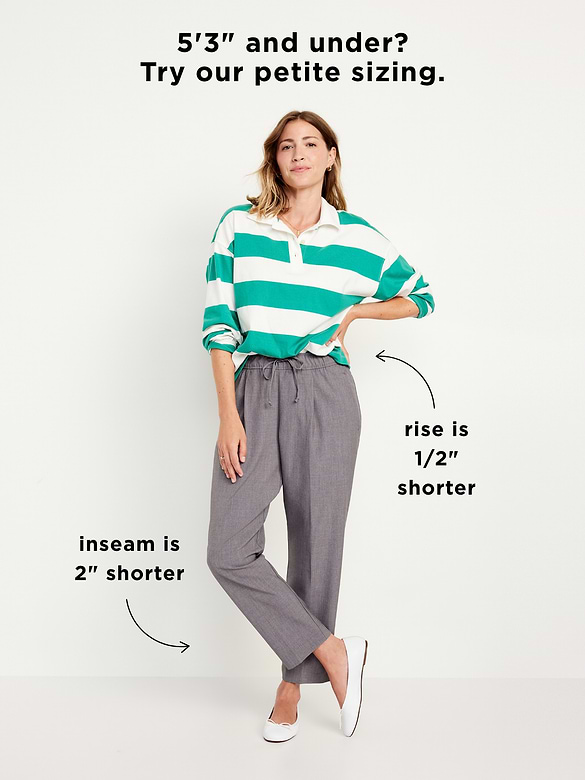 High-Waisted OGC Chino Tapered Straight Pants