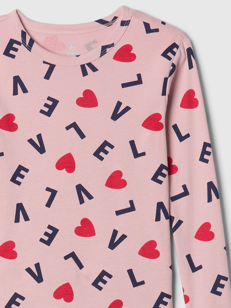 L'image numéro 3 présente Pyjama en coton biologique brossé pour Enfant