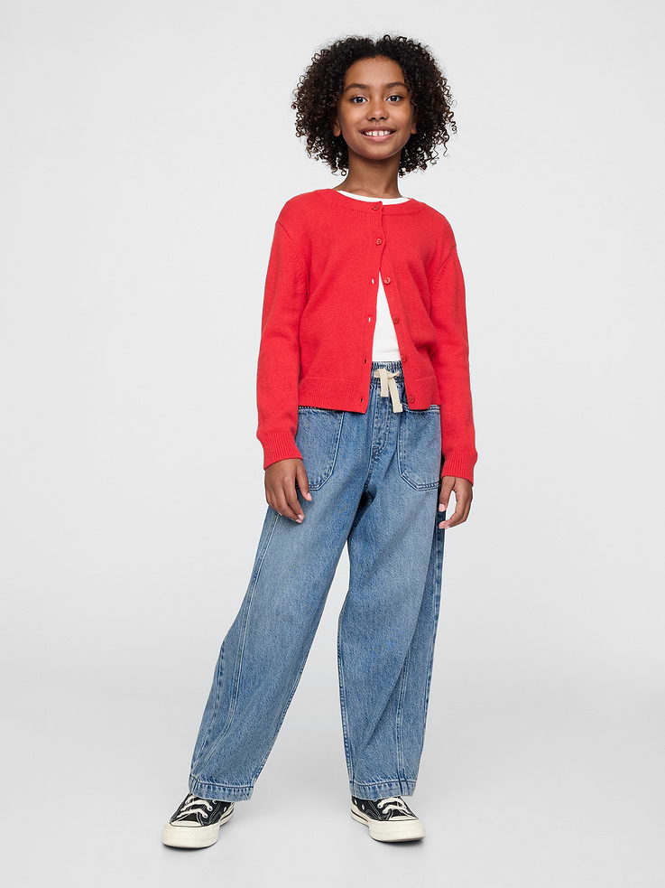 Image number 1 showing, Kids High Rise Ultrasoft Easy Horseshoe Jeans