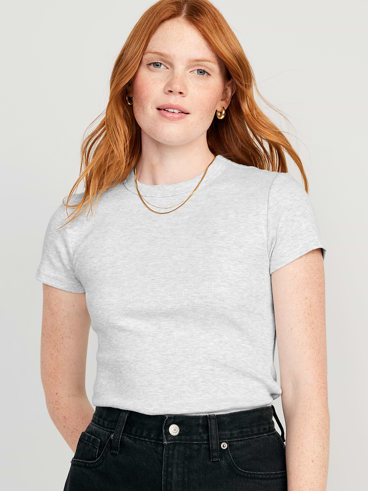 Image number 1 showing, Snug Crop T-Shirt