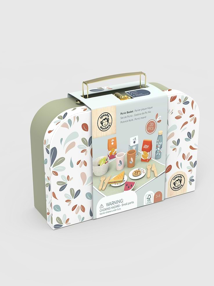 Image 3 of 4, Picnic Basket Toddler Toy
