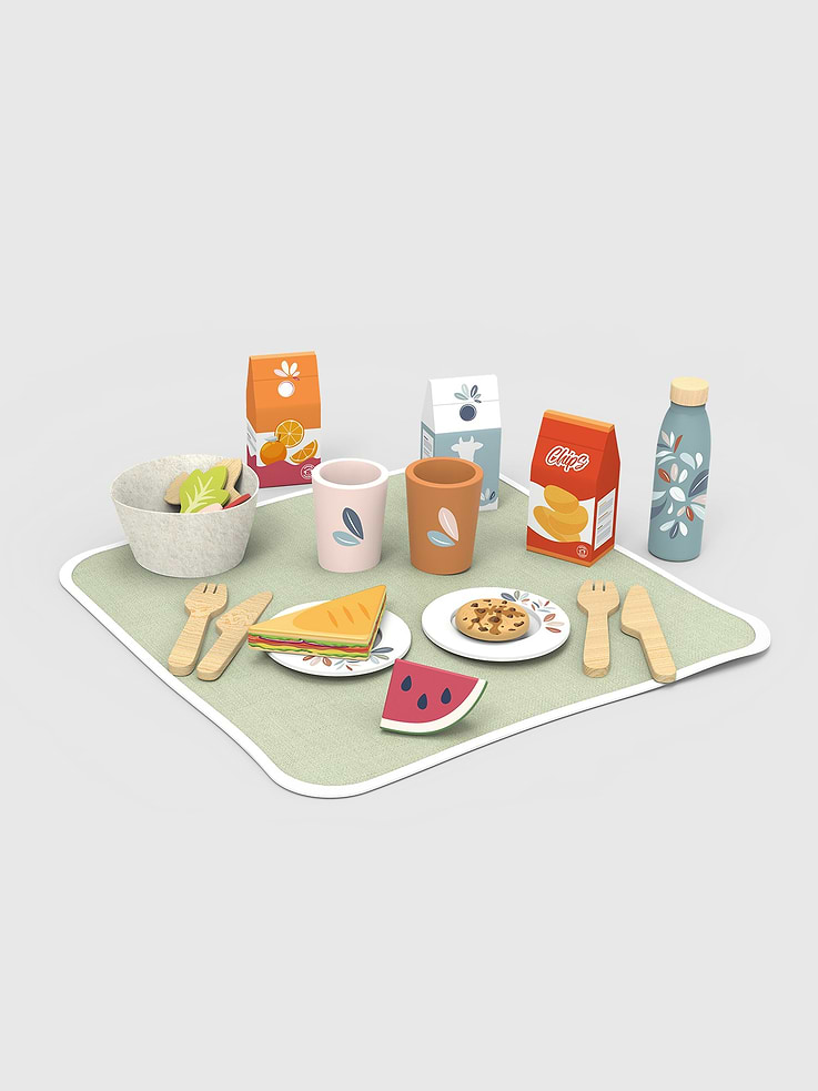 Image 2 of 4, Picnic Basket Toddler Toy