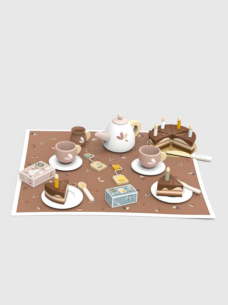 Image 2 of 4, Birthday Tea Set Toddler Toy