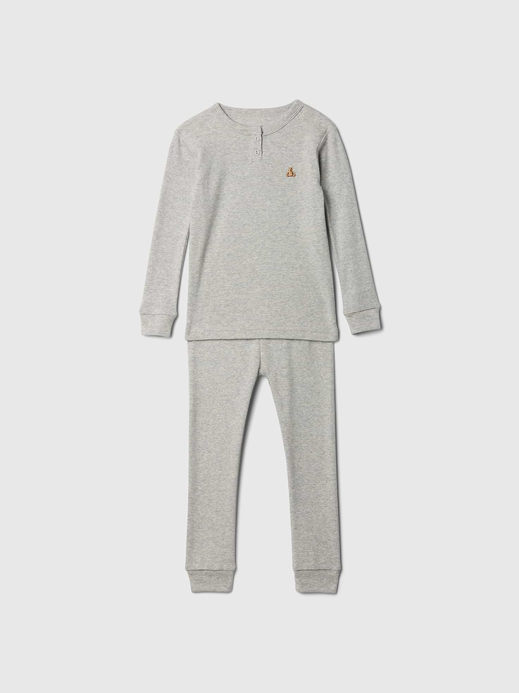 Image number 1 showing, Baby & Toddler Organic Brushed Cotton PJ Set
