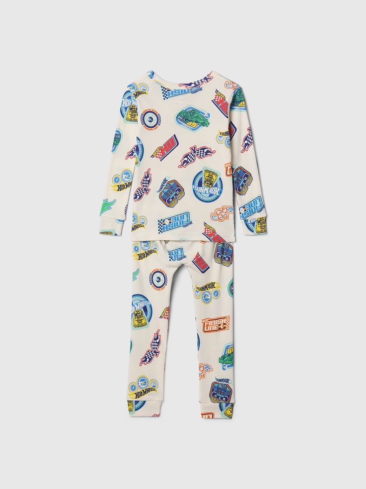 Image number 2 showing, Baby & Toddler Hot Wheels Organic Brushed Cotton PJ Set