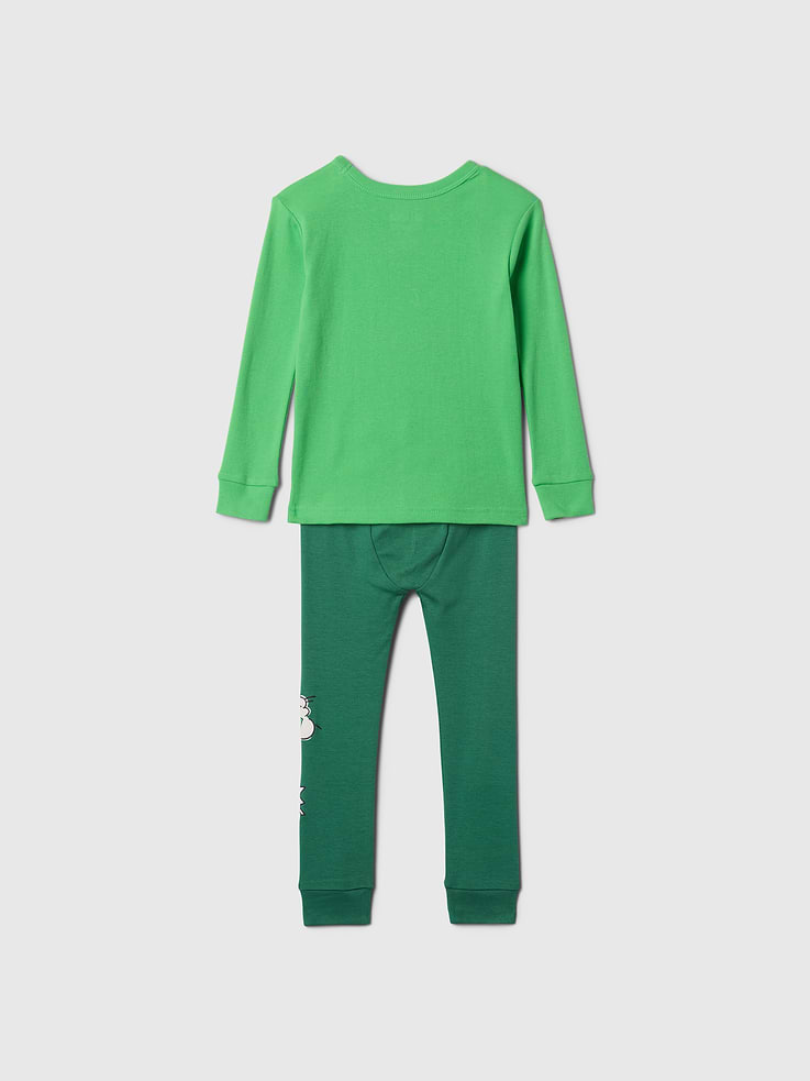 Image number 2 showing, Baby & Toddler Marvel Organic Brushed Cotton PJ Set