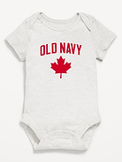 Image 1 of 1, envelope neckline, short sleeves, lap shoulders, logo graphic, ring-snaps along inseam, Product #678980