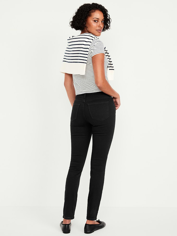 Image number 3 showing, High-Waisted Rockstar Super-Skinny Jeans