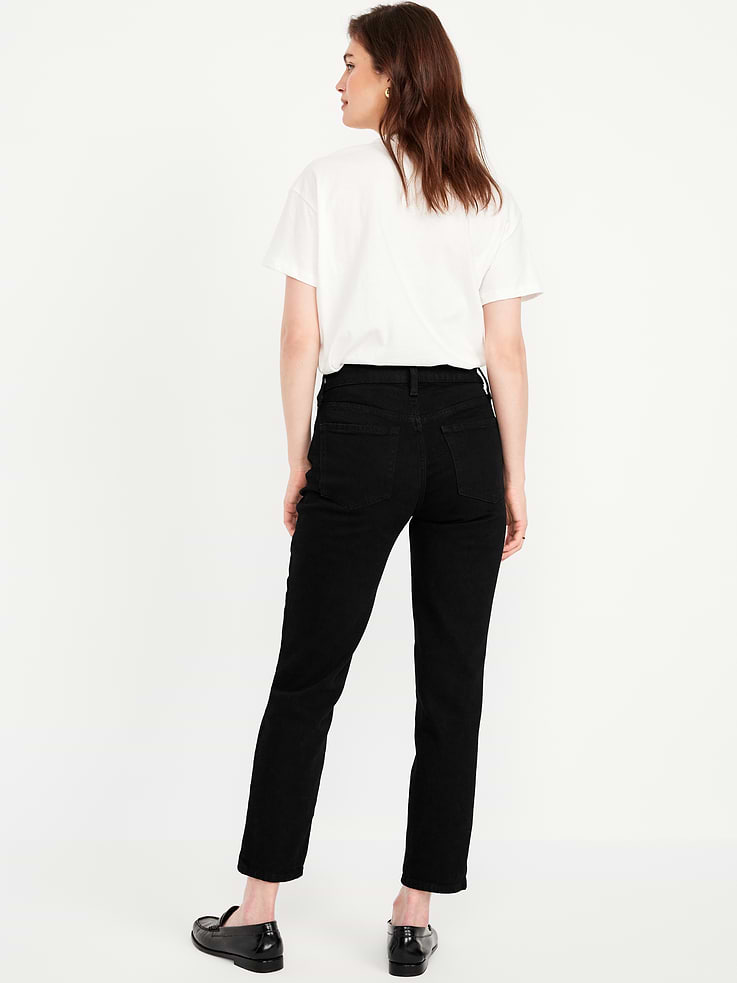 L'image numéro 3 présente Jean OG droit à taille haute longueur cheville