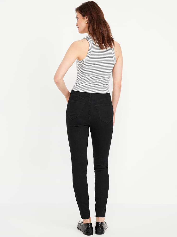 L'image numéro 3 présente Jean Rockstar super ajusté à Extensibilité 360° à taille très haute