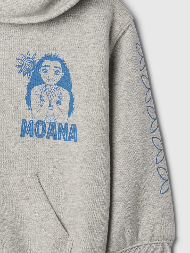 Image 3 of 3, Gap × Disney Baby VintageSoft Moana Hoodie